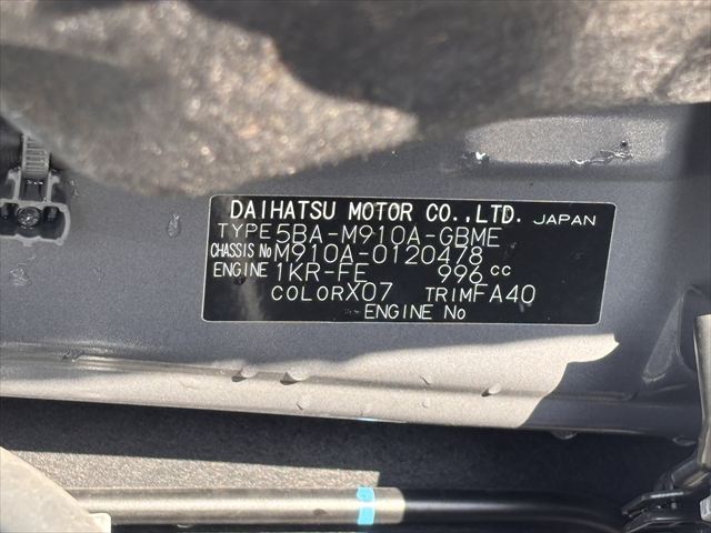 ルーミー X 4WD 助手席リフトアップ