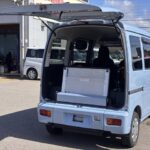ハイゼットカーゴ スローパーSA3 4WD リアシートレス＋折り畳み補助シート