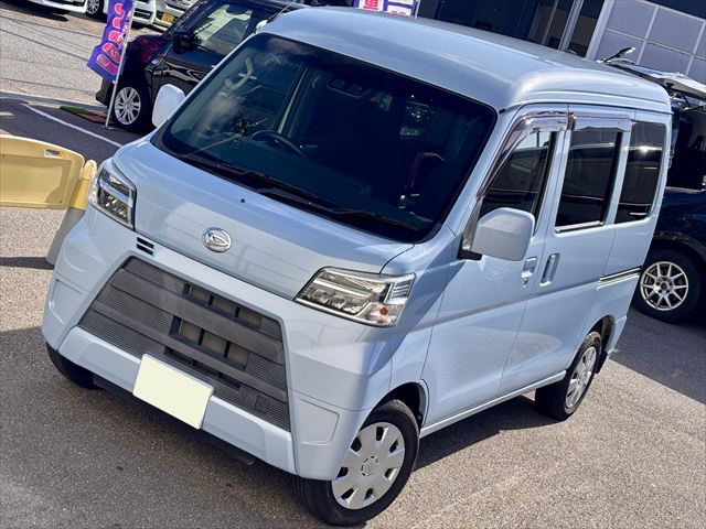 ハイゼットカーゴ スローパーSA3 4WD リアシートレス＋折り畳み補助シート